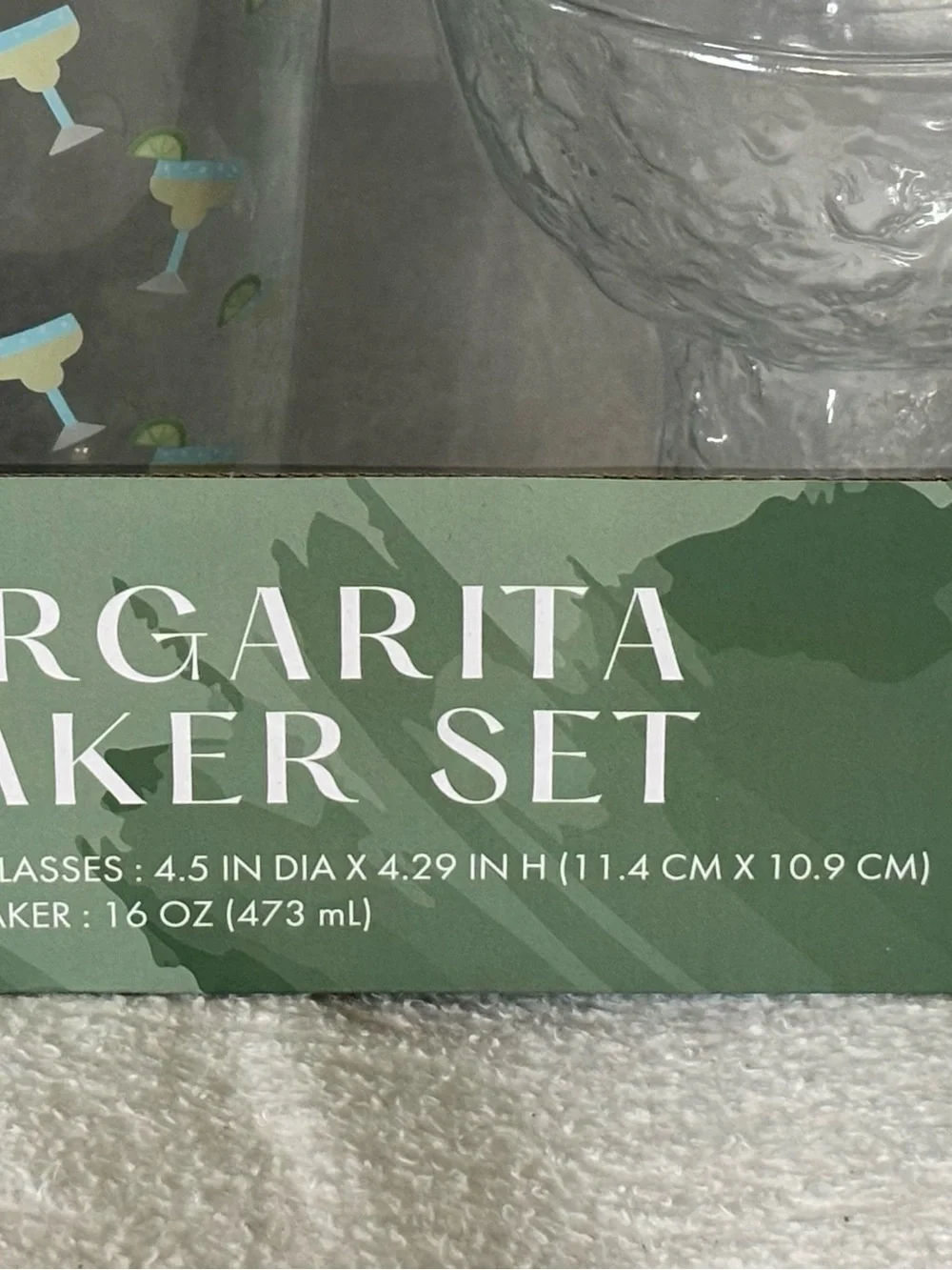 Green Margarita Shaker Set - 3 Piece